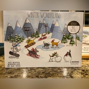 Rae Dunn winter puzzle